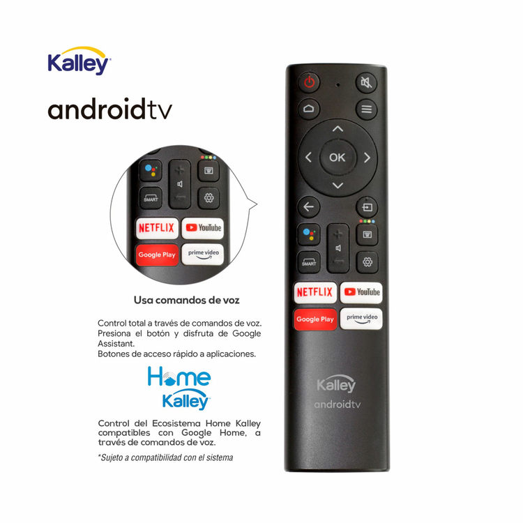 TV KALLEY 43" ATV43UHDW 4KUHD / COD.019051