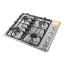 CUBIERTA ABBA 4P CG4PLX 48 CM INOX / COD.018777