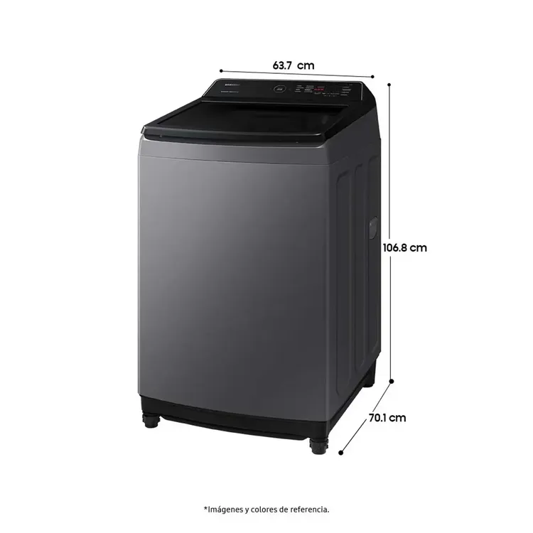 LAVADORA SAMSUNG 17KG GRIS REF WA17CG6441B / COD.809135