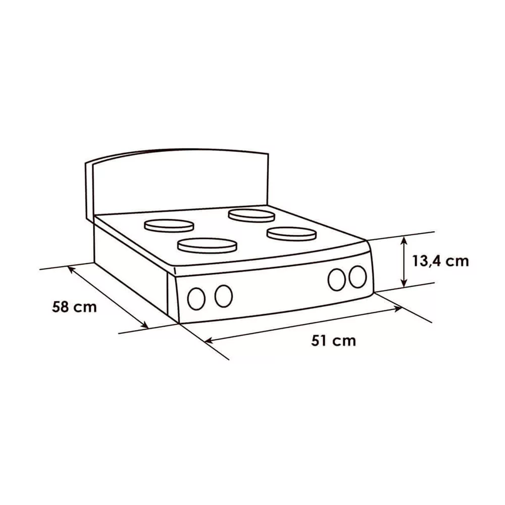 ESTUFA ABBA ST400-1 GN / COD.018711
