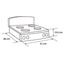 EST MESA SG 400-1 N QL 4 PUESTO GN / COD.018151