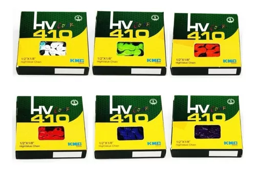 CADENA HV410 1/2X1/8X96L COLORES KMC REF 301129