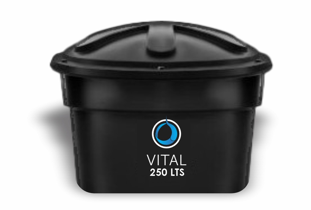 TANQUE ELEV 250 LTS VITAL  BLANCO INT / COD.110079