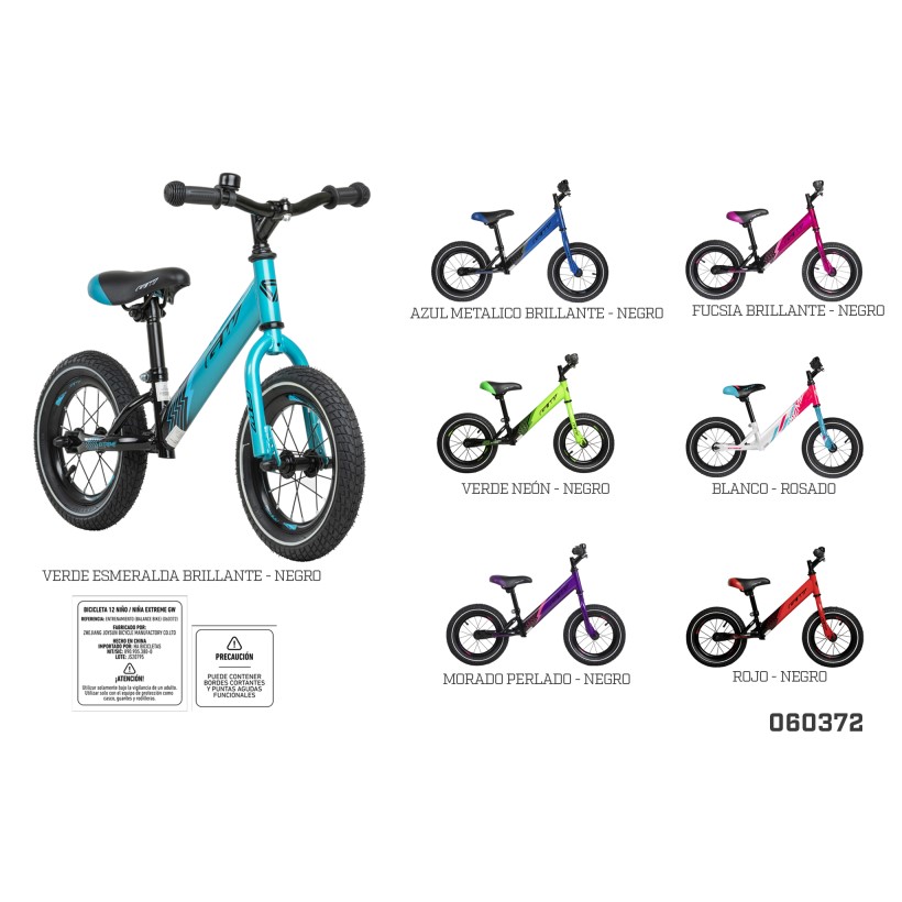 BICICLETA PUSHBIKE NIÑO/NIÑA REF 060372