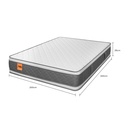 COLCHON POWER TITANIUM PEDIC JAC ESPUMADO 140X190X28/COD.021126