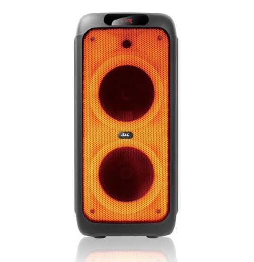CABINA 2X8" RECARGABLE LED B&L BL-2008