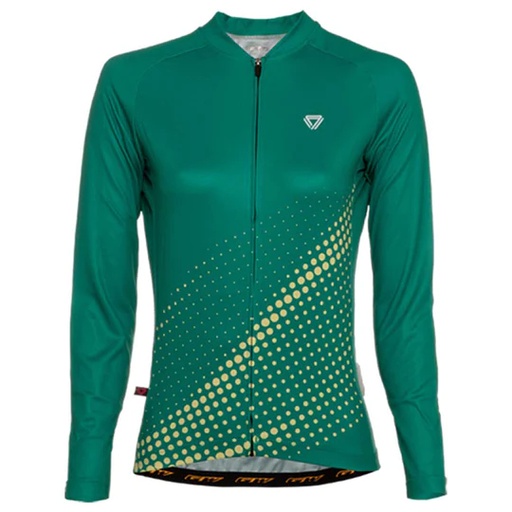 [807355] CAMISETA DE CICLISMO MUJER MANGA LARGA WAVE